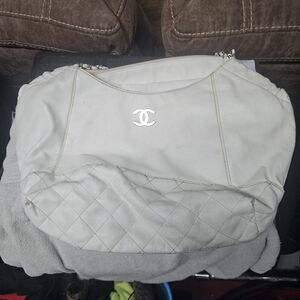 White Quilted Shoulder Bag